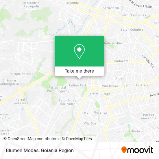 Blumen Modas map