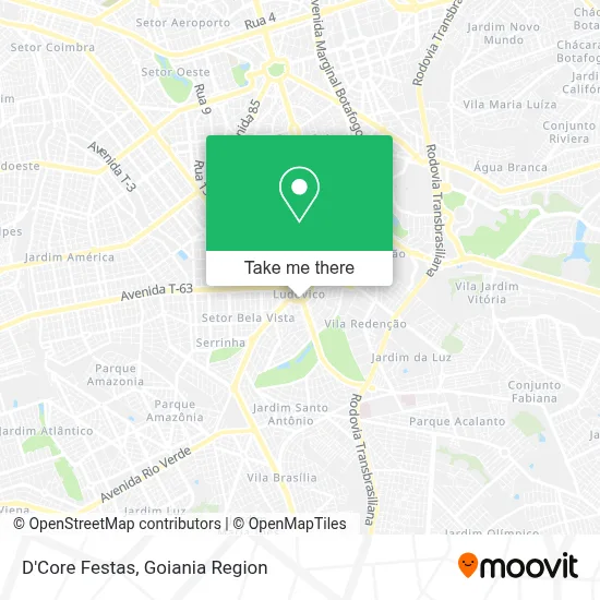 D'Core Festas map