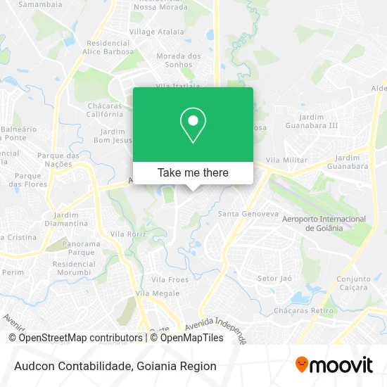 Audcon Contabilidade map