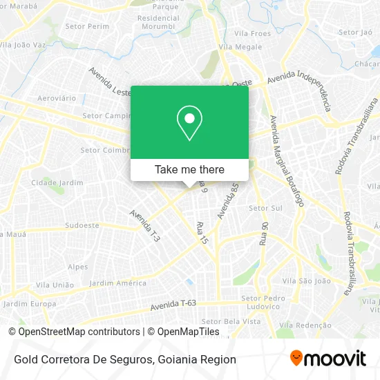 Gold Corretora De Seguros map