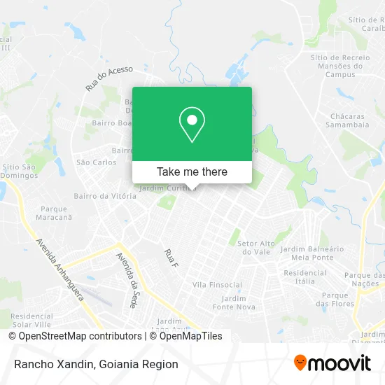 Rancho Xandin map