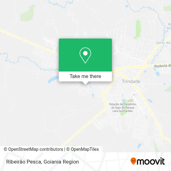Ribeirão Pesca map