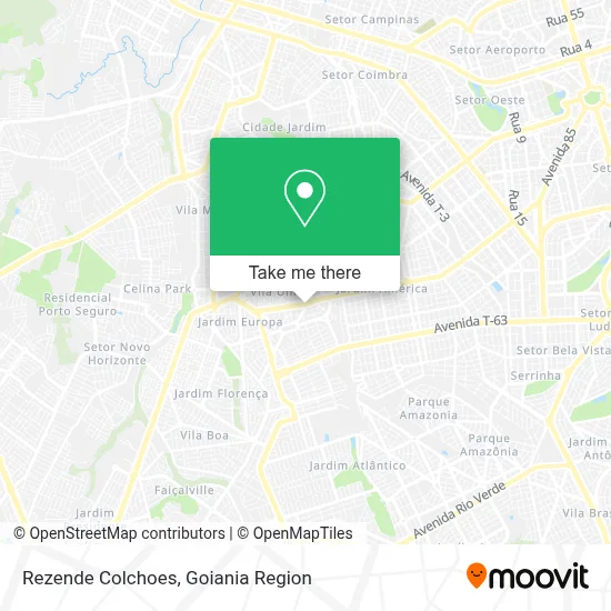 Rezende Colchoes map