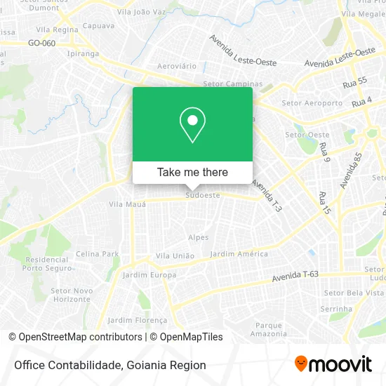 Office Contabilidade map