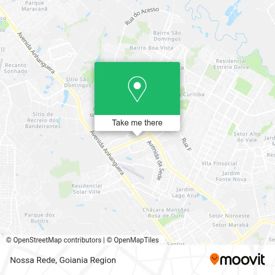 Nossa Rede map