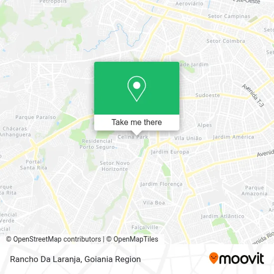 Rancho Da Laranja map