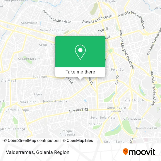 Valderramas map