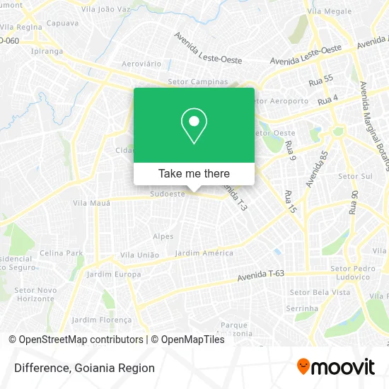 Difference map