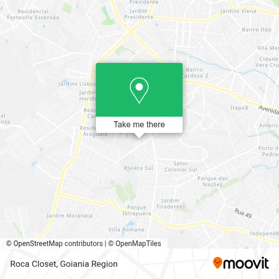 Roca Closet map