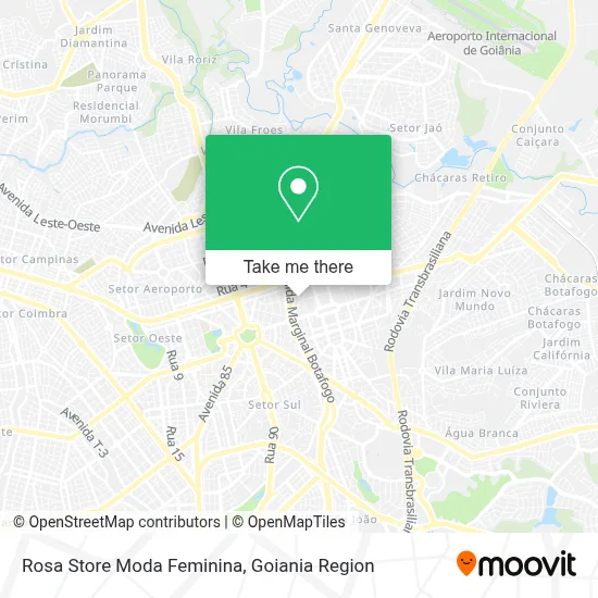 Rosa Store Moda Feminina map