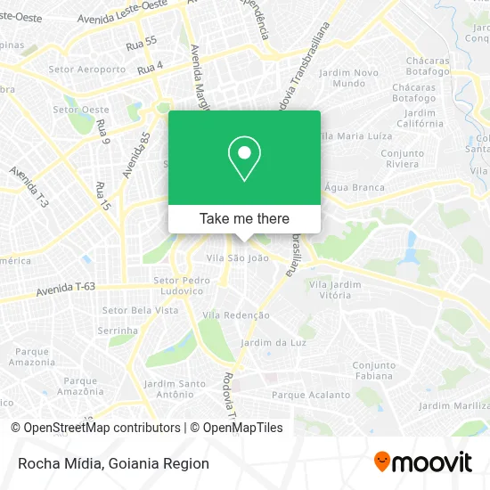 Rocha Mídia map