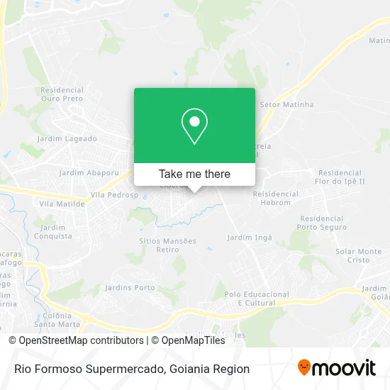 Rio Formoso Supermercado map