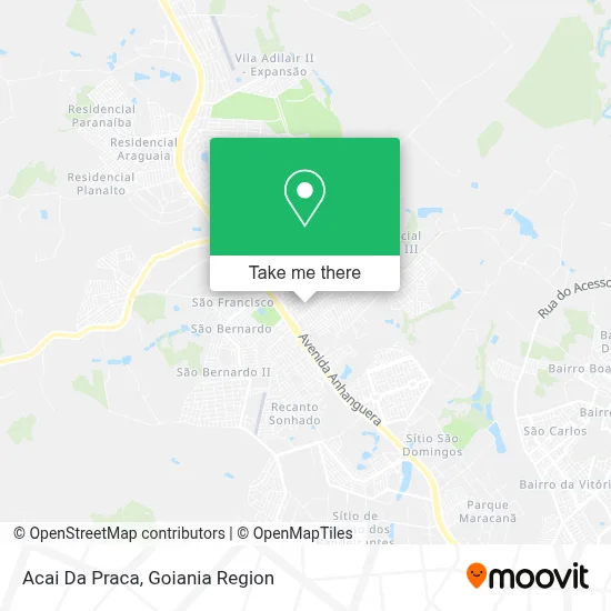 Acai Da Praca map