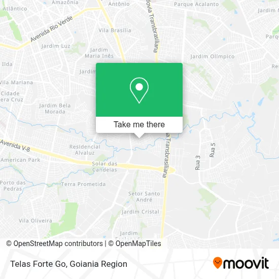 Telas Forte Go map