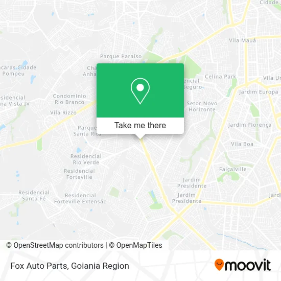 Fox Auto Parts map
