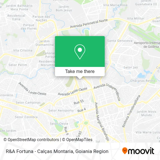 R&A Fortuna - Calças Montaria map
