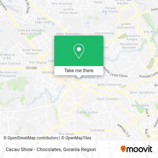 Cacau Show - Chocolates map