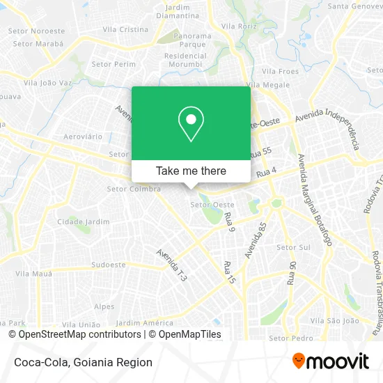 Coca-Cola map