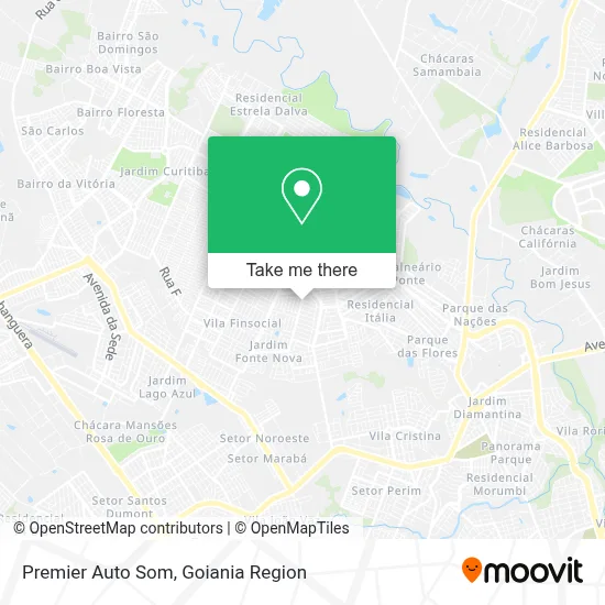 Premier Auto Som map