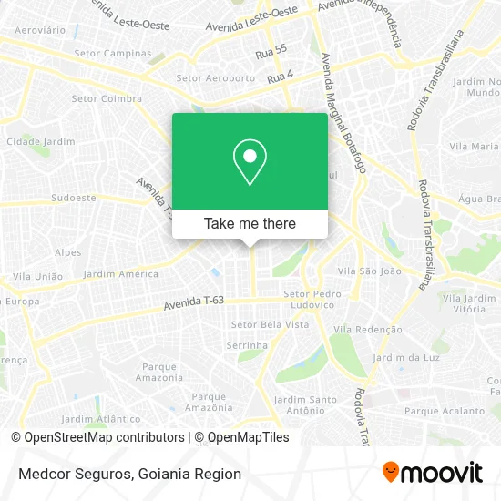 Medcor Seguros map