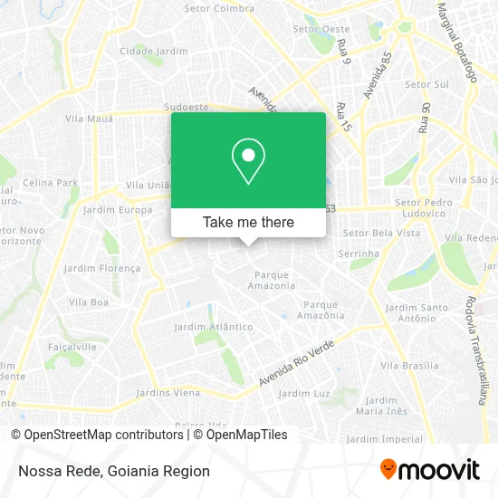 Nossa Rede map