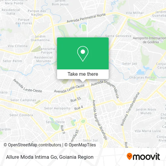 Allure Moda Intima Go map