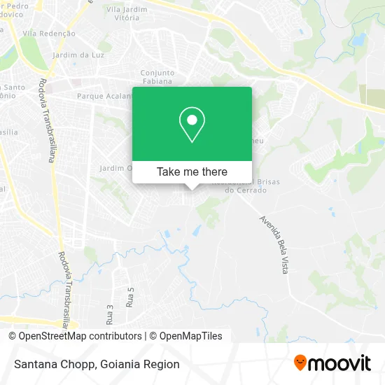 Santana Chopp map