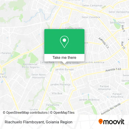 Riachuelo Flamboyant map