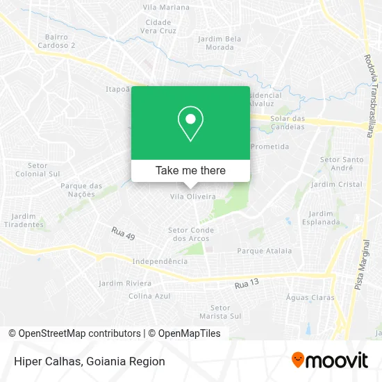 Hiper  Calhas map