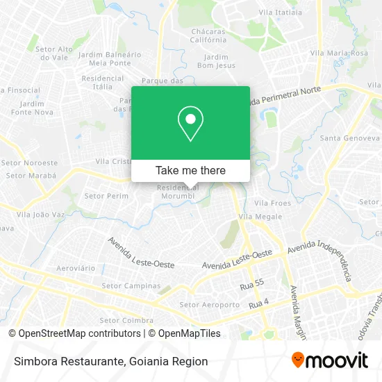 Simbora Restaurante map