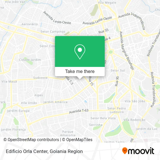 Edificio Orla Center map