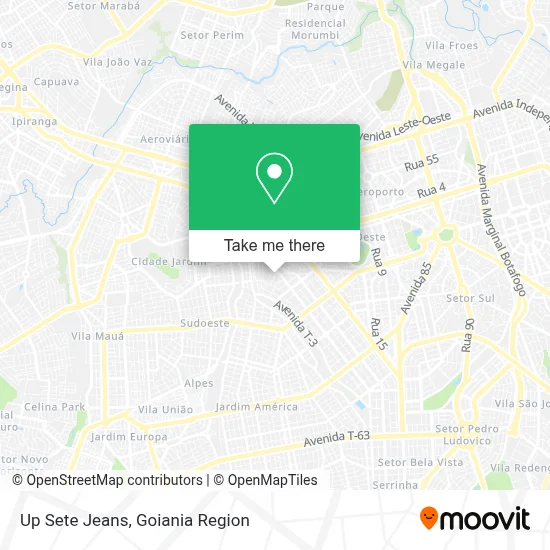 Up Sete Jeans map