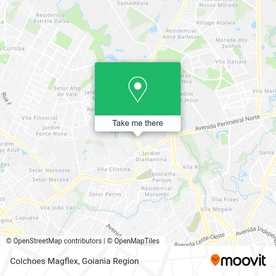 Colchoes Magflex map