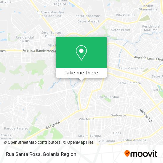 Rua Santa Rosa map