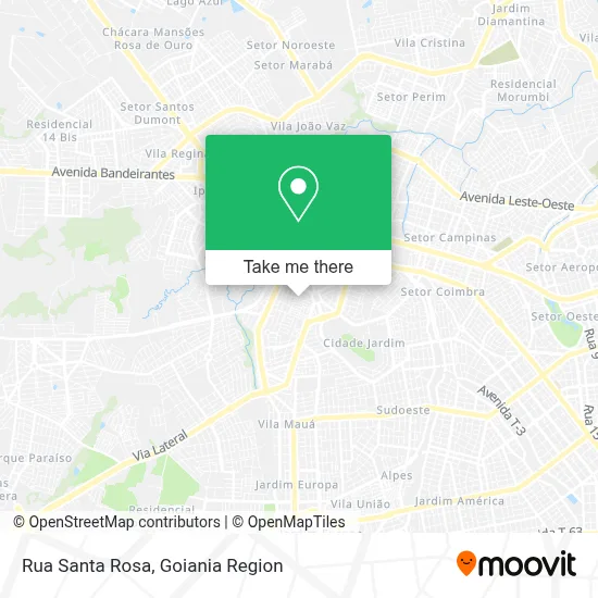 Rua Santa Rosa map