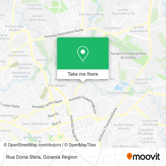 Rua Dona Stela map