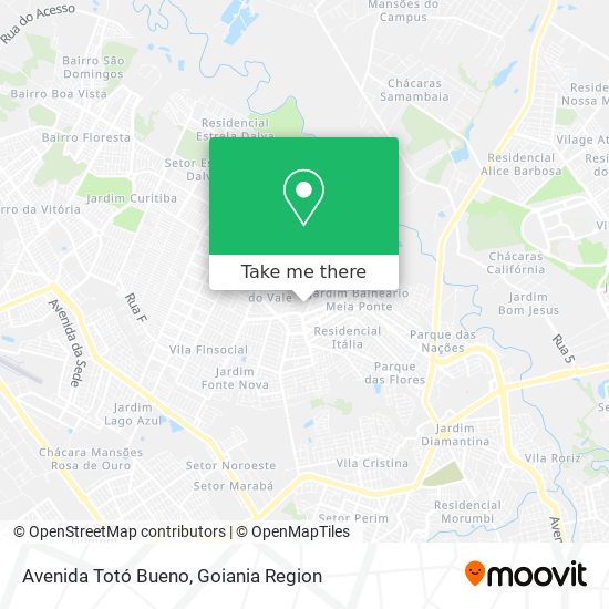 Avenida Totó Bueno map