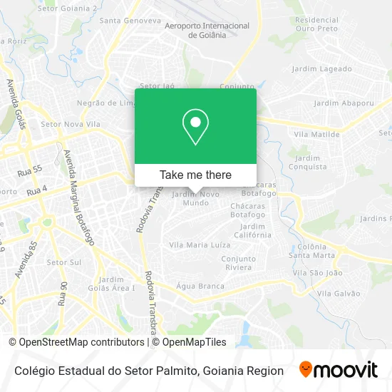 Colégio Estadual do Setor Palmito map