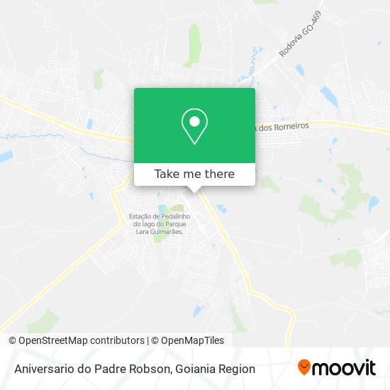 Mapa Aniversario do Padre Robson