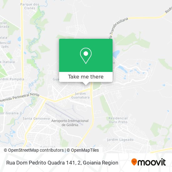 Rua Dom Pedrito Quadra 141, 2 map