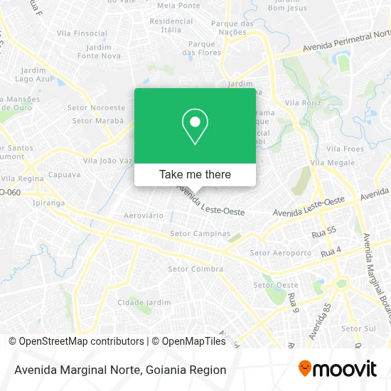 Avenida Marginal Norte map
