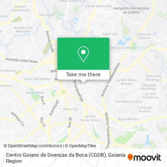 Centro Goiano de Doenças da Boca (CGDB) map