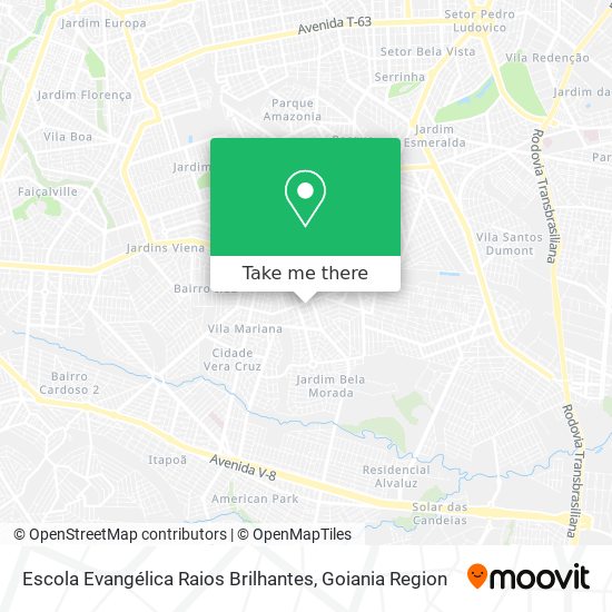 Escola Evangélica Raios Brilhantes map
