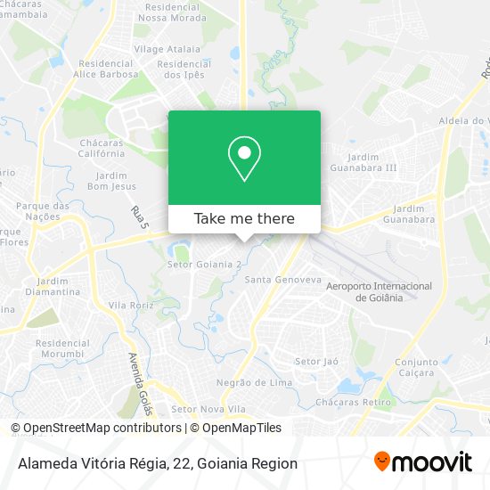 Alameda Vitória Régia, 22 map