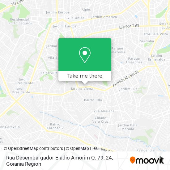 Mapa Rua Desembargador Eládio Amorim Q. 79, 24