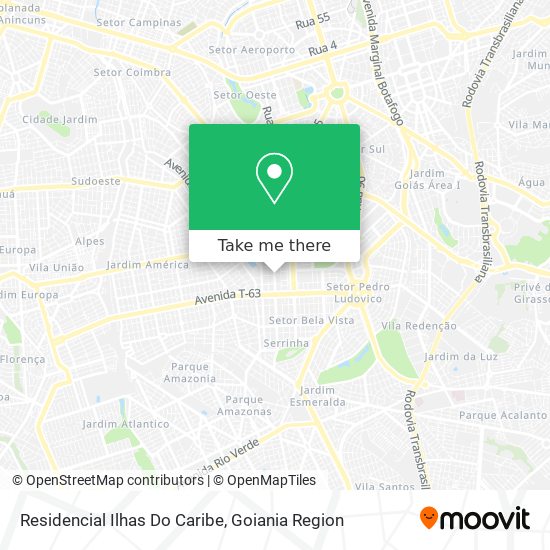 Residencial Ilhas Do Caribe map