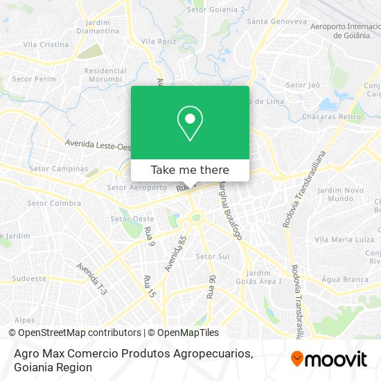 Agro Max Comercio Produtos Agropecuarios map