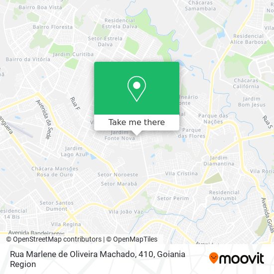 Rua Marlene de Oliveira Machado, 410 map