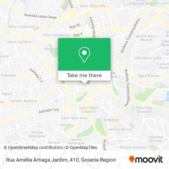 Rua Amélia Artiaga Jardim, 410 map