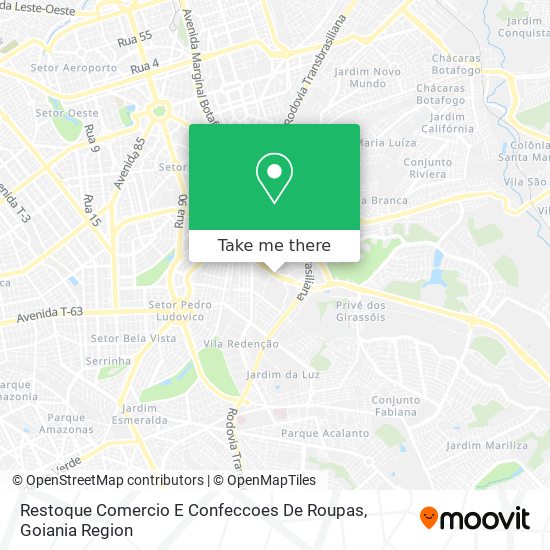 Restoque Comercio E Confeccoes De Roupas map